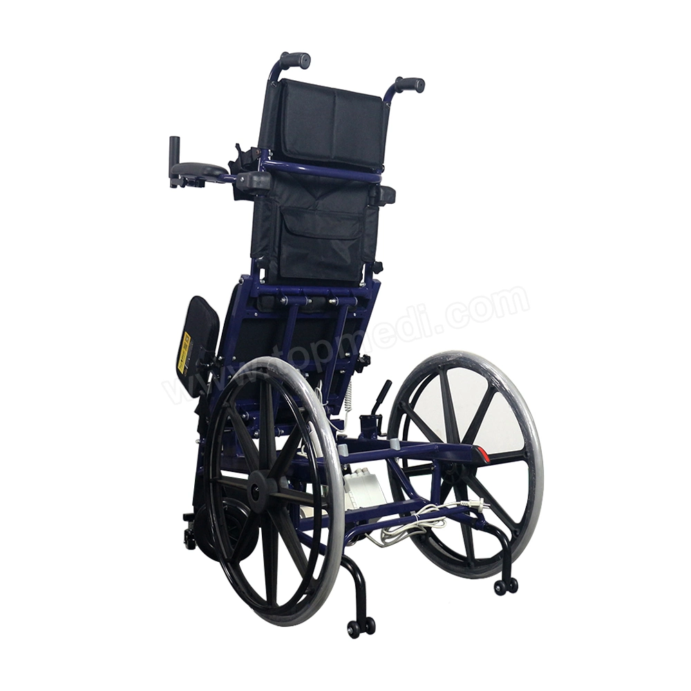 Equipamento elétrico de reabilitação de cadeiras de rodas permanente cadeira de rodas permanente com volante em cadeira de rodas elétrica para cima