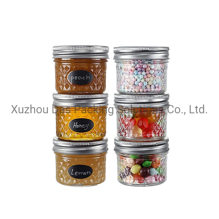 Wholesale/Supplier 4oz 120ml Wide Mouth Food Storage Honey Yogurt Jam Spice Mini Canning