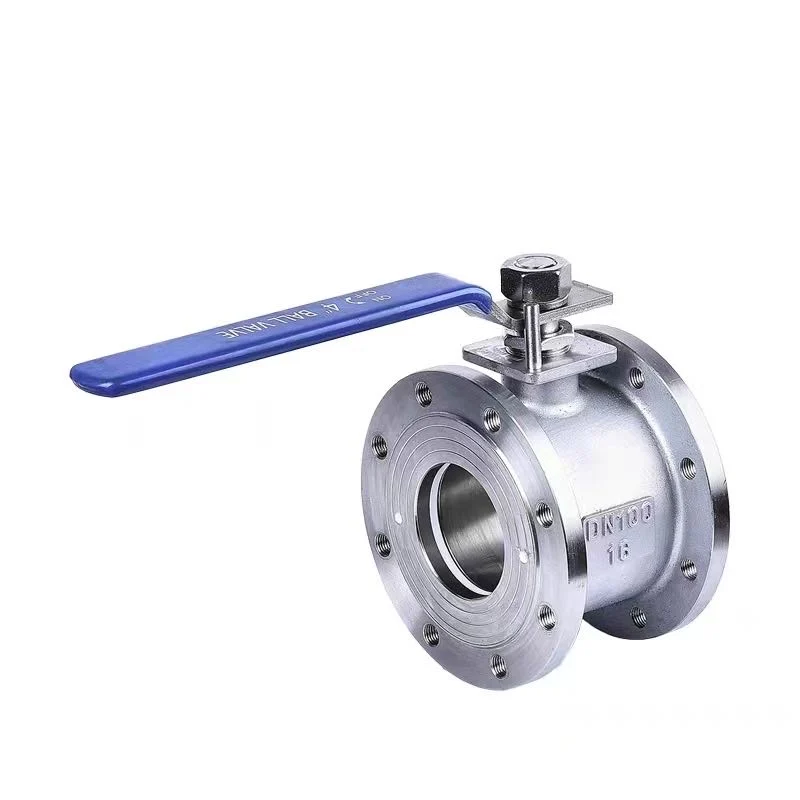 Wafer Type Ball Valve Flange End Direct Anti-Static Device Automation Accessories