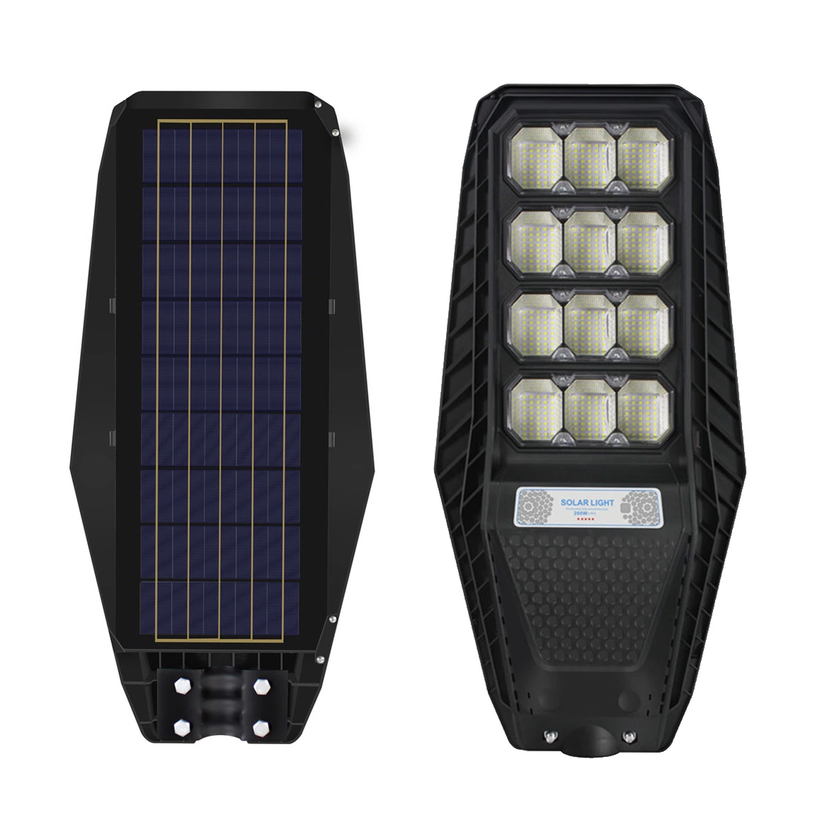 Voie Voie100W 200W 300W à LED du capteur de mouvement lumières solaires avec la CE l'ISO