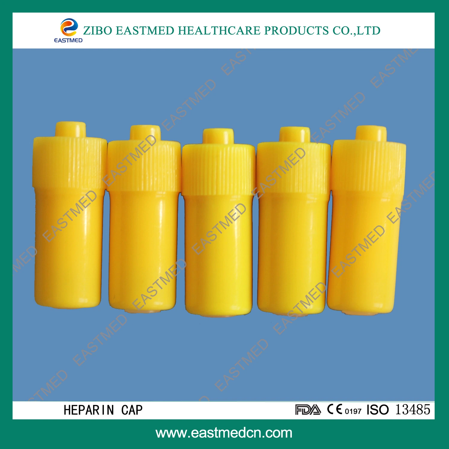 Disposable Yellow Heparin Cap Transparent Heparin Cap