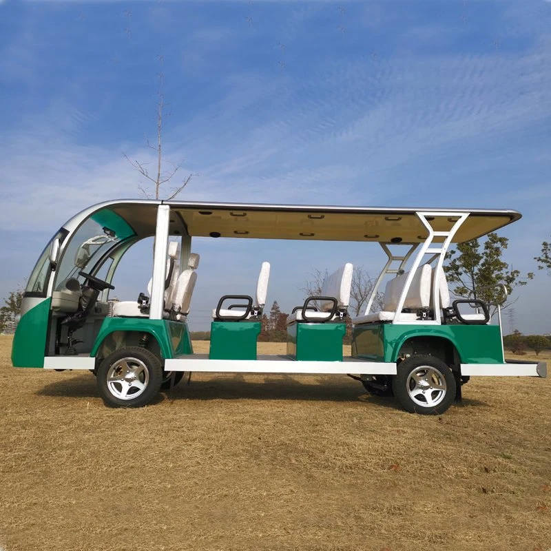 Small Solar Electric 14 Passenger Touring Sightseeing Bus & Car Price