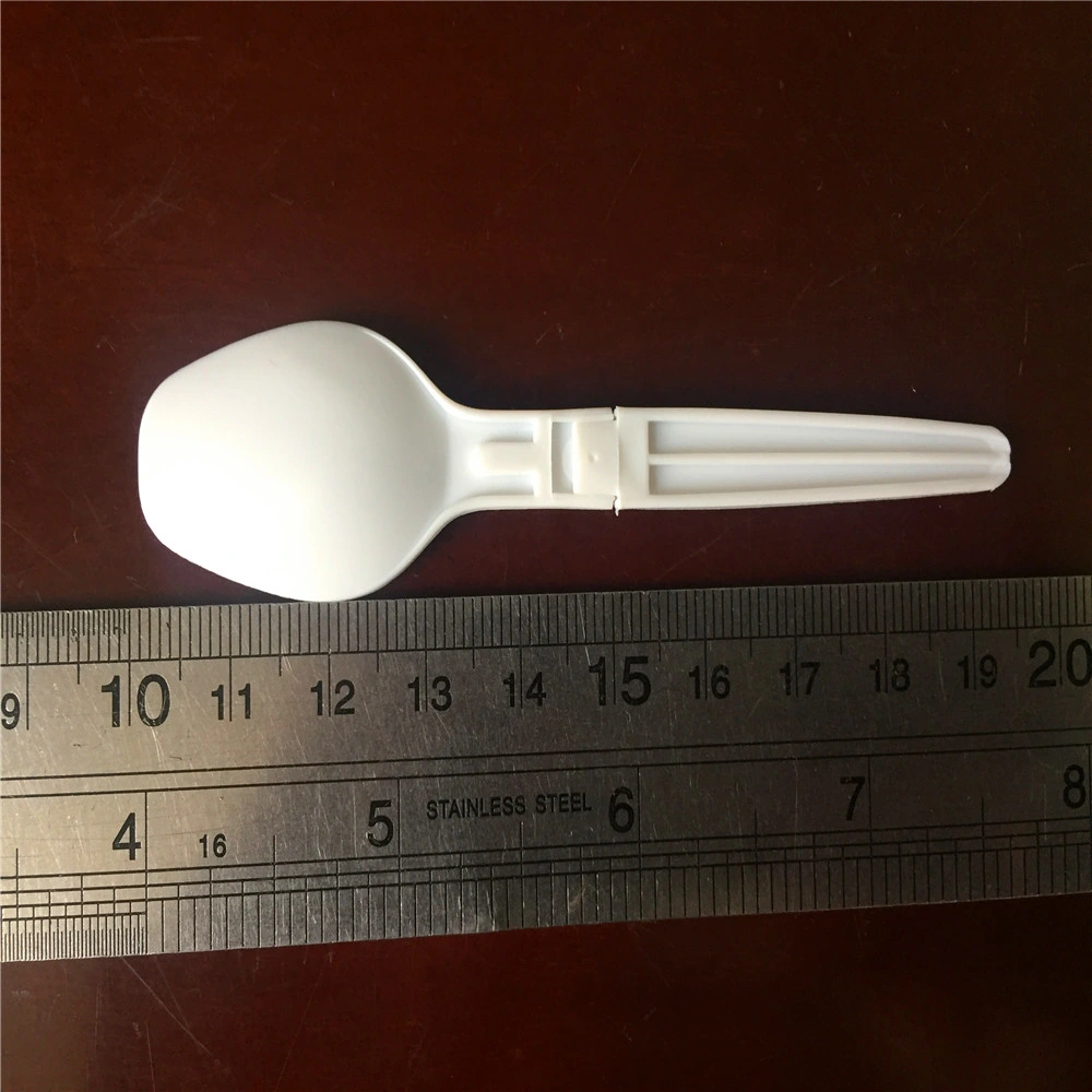 Manufacturer Hot Sale New Product 95X20mm Hard Plastic White Color Disposable Spoon for Yogurt