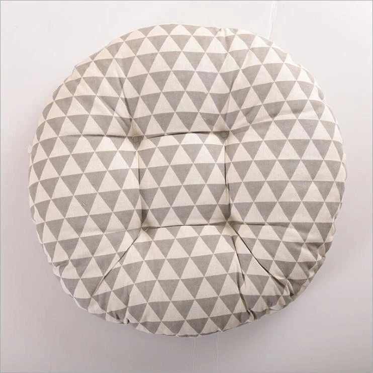 Coussin rond en coton très doux pour fauteuil qui médite le japonais Coussin de chaise décoratif pour canapé-lit futon