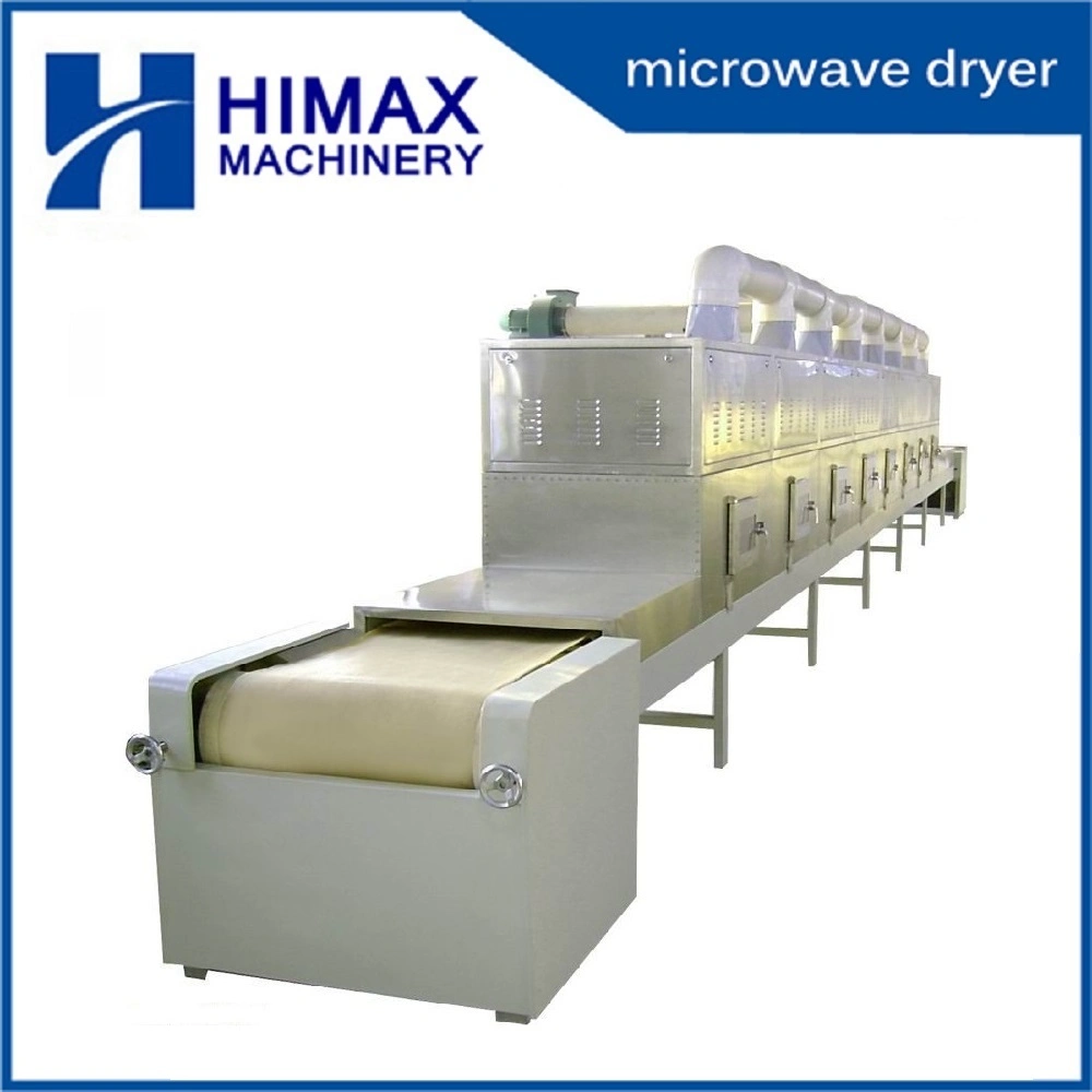 Industrial Continuous Grain Nuts Microwave Drying Sterilizing Machine