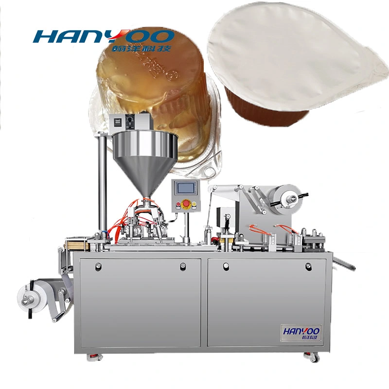 DPP-120y Automatische Honig / Marmelade / Butter Liquid Blister Verpackungsmaschine