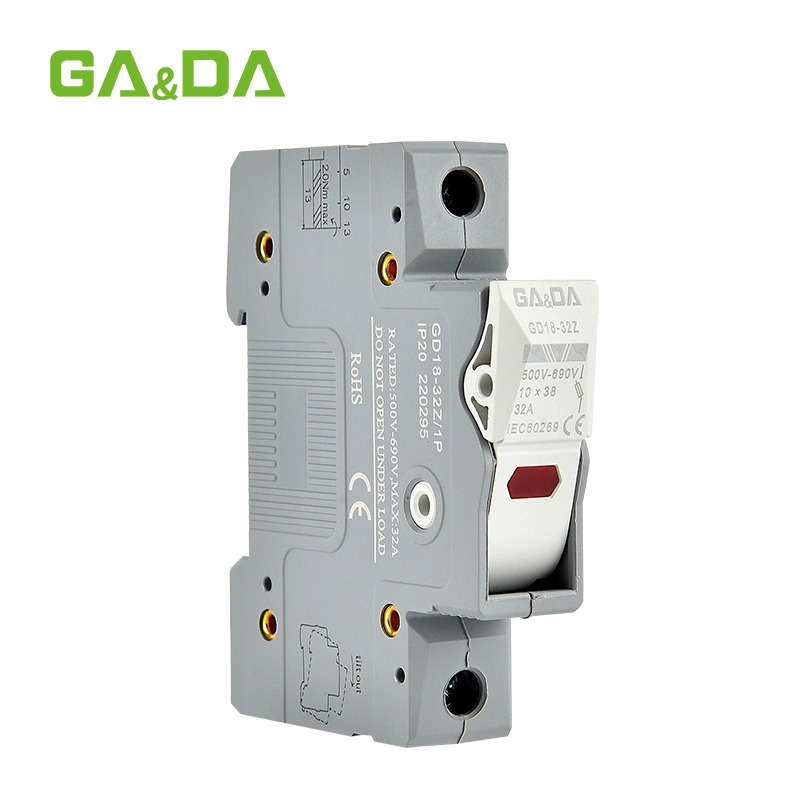 Gada Factory Manufactures 32A AC Fuse Link and Base