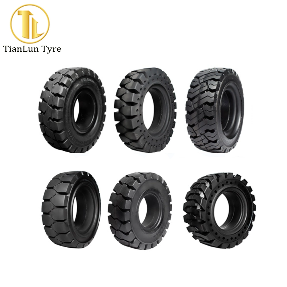 Factory Wholesale/Supplier Press-on Solid Forklift Tires for Scrapers and Forklifts