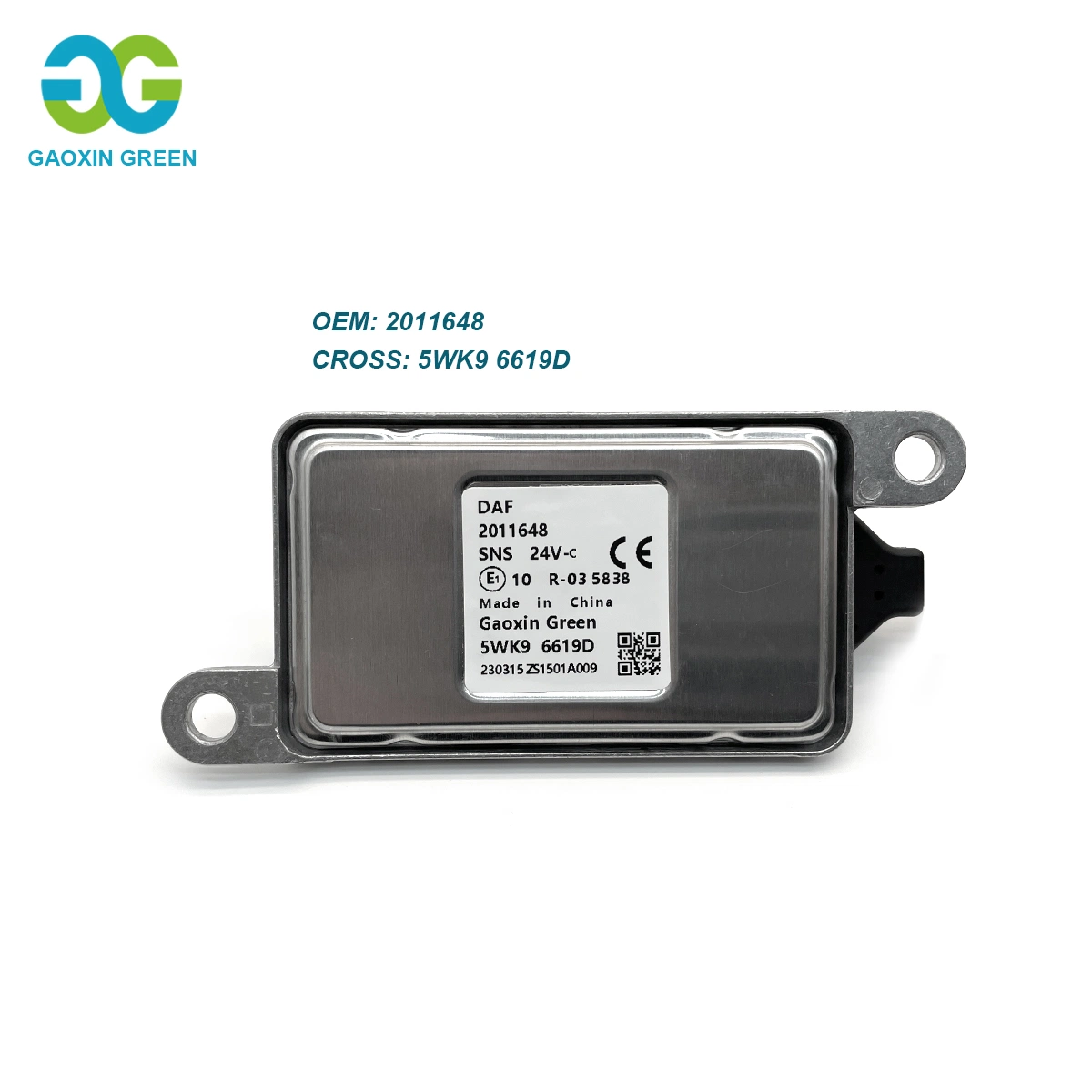 Gaoxinsens Auto Parts sistema de escape sensor de oxígeno sensor de NOx con Calidad OEM para Daf 5wk96619d 2011648