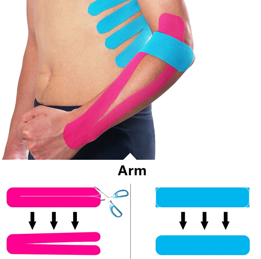 La rayonne de coton d'approvisionnement médical Bandage de cerclage en oxyde de zinc pour le Fitness de bande d'Athlétisme Sports