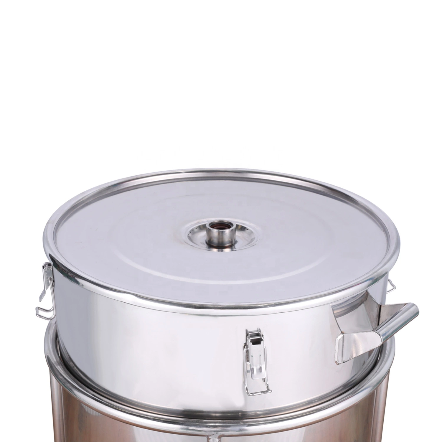 100L Chemical Stainless Steel Corrosion Resistant Wine Olive Oil Storage Tank with Wheel