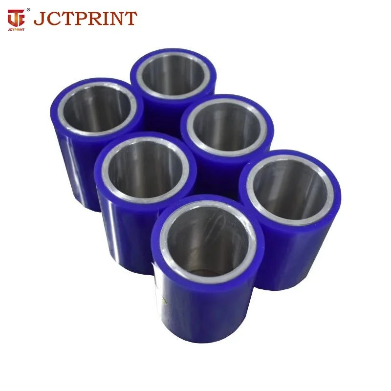 Rubber Coated Conveyor Rollers PU Polyurethane NBR UV Ink Fountain Silicone Rubber Roller for Packaging Equipment Machinery