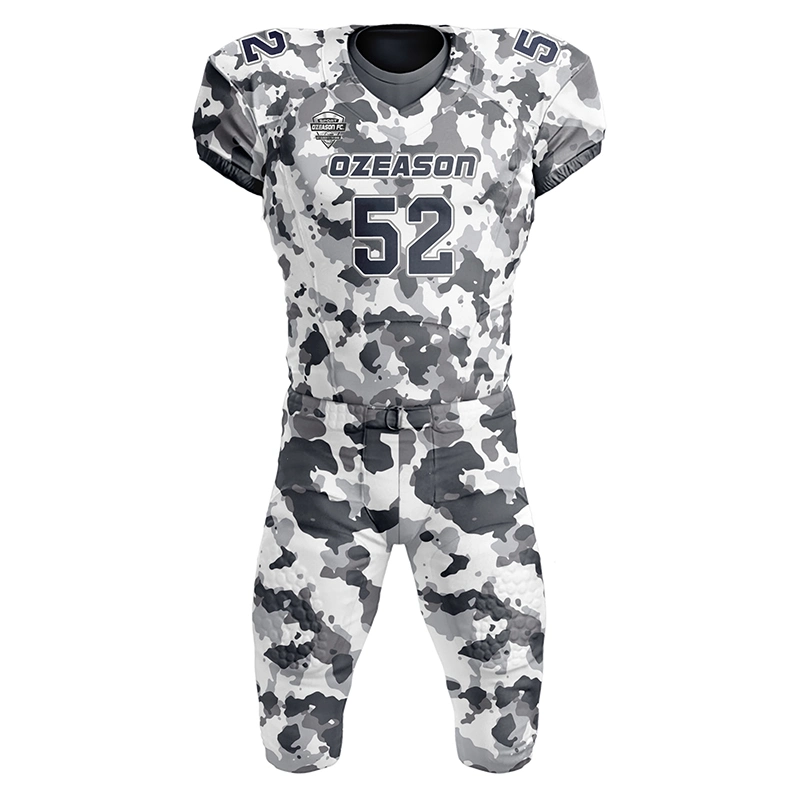 Grossista poliéster Quick Dry American Football Uniform High Quality Blank Camisolas de futebol americano