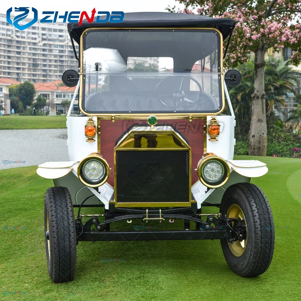 Battery Powered Tourist Sightseeing Antique Shuttle Electric Car