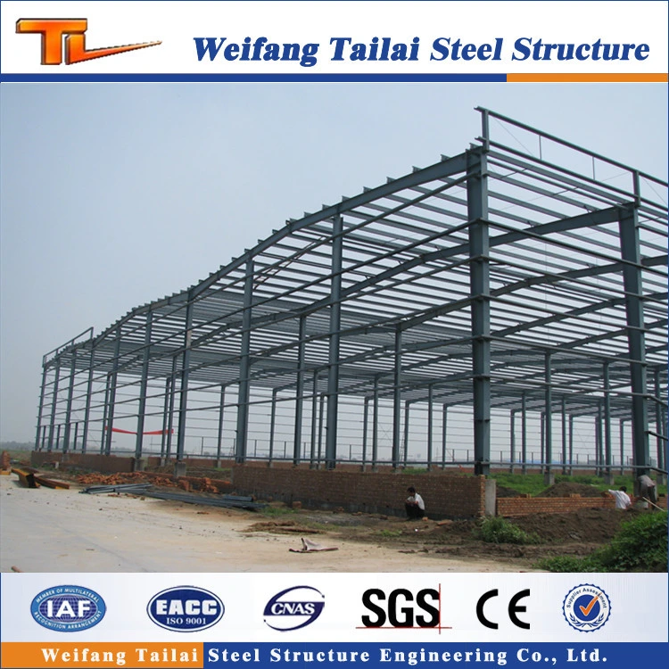 Prefabricated Metal Steel Barn Warehouse Hangar Shed Building