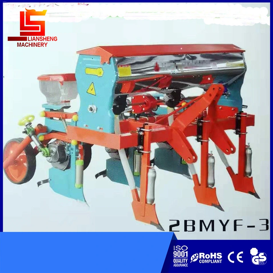 No-Tillage Corn Precision Seeder 3/4rows Maize Sowing Fertilizing Machine Beans Seeder Planting Machine