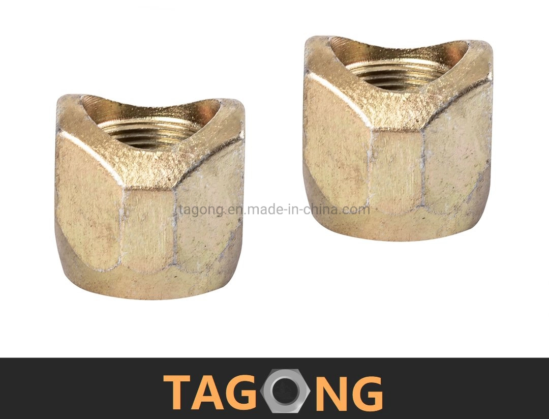 Truck Nuts M30 Excavator Accessory Yellow Zinc Class12 Crawler Nuts