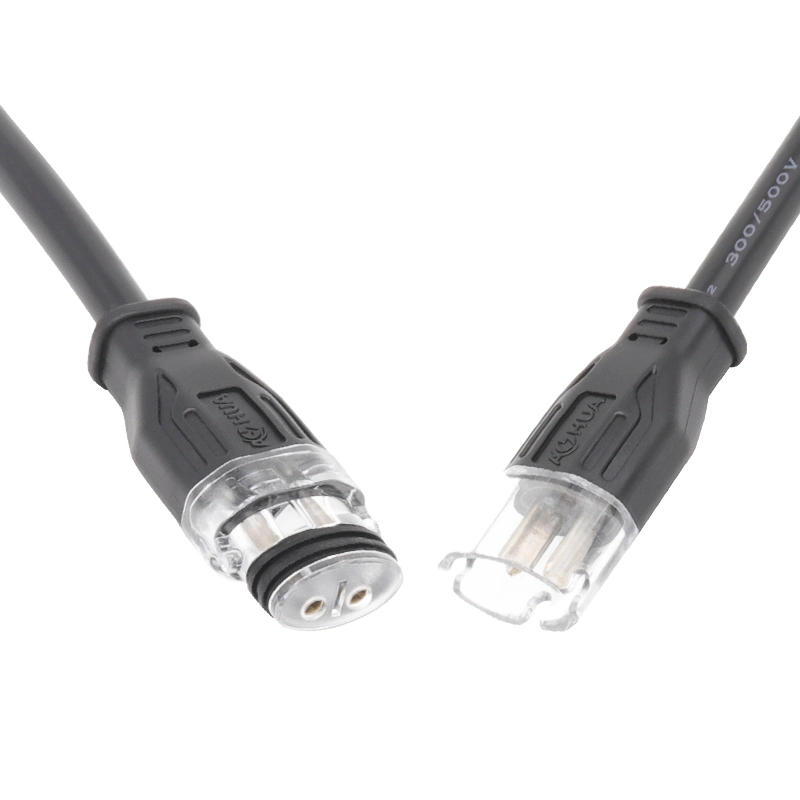 3 Pin Extension Cord IP65 Q13 15A LED Male Female Waterproof Electrical Cable Connectors