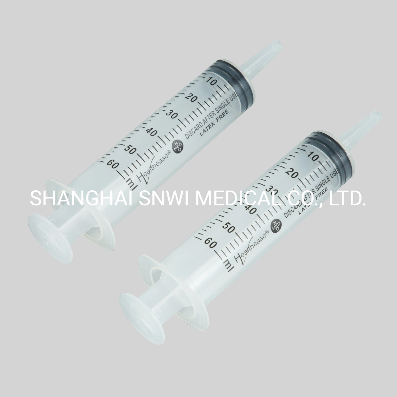 CE&ISO Approved Medical Instrument Disposable Sterile Plastic Oral Feeding Irrigation Syringe Set with Catheter Tip