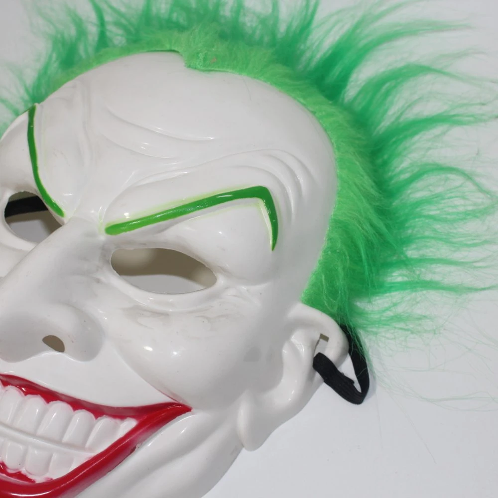 Manufacturers Wholesale/Supplier Green Hair Clown Mask Costumes Party Masks Scary Role Play Halloween Masks