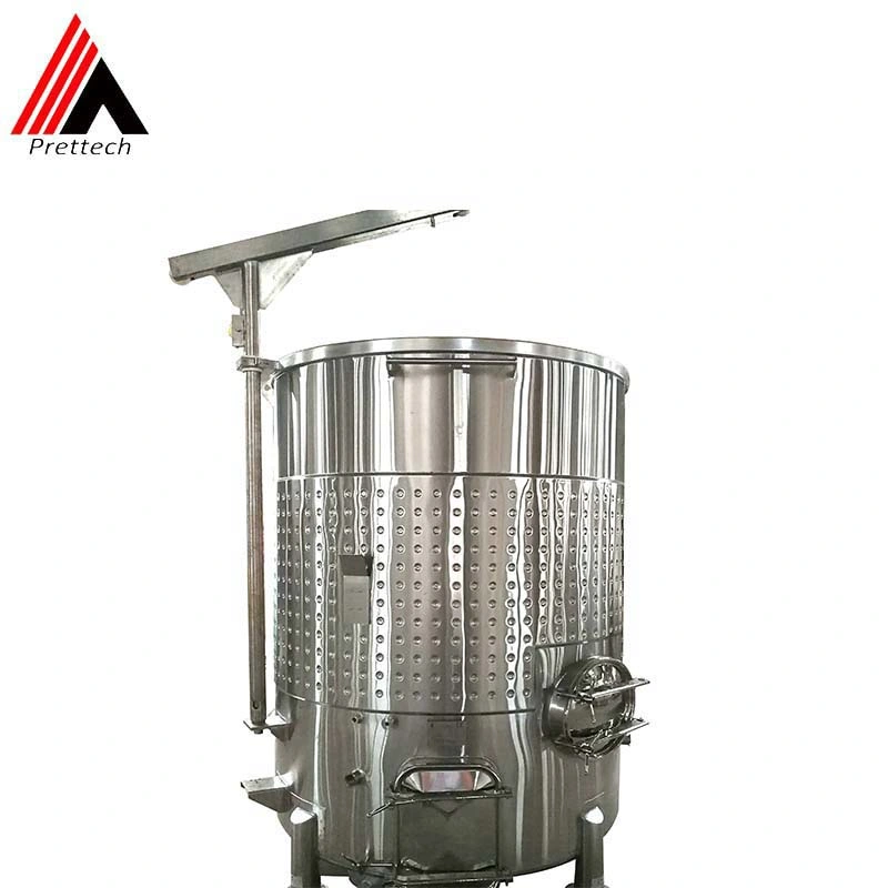 Pretank SS304 Open Top fermentador Removable Top fermentation Tank Fabricantes