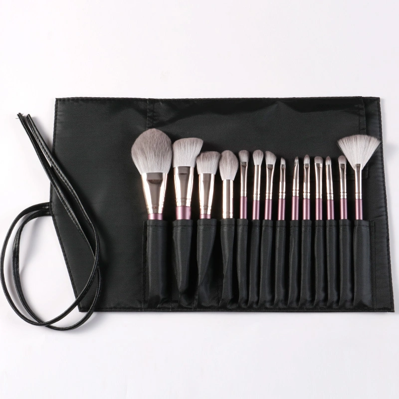 Maquillaje profesional Brush Cepillo cosmético al por mayor 14pcs Set maquillaje con logotipo personalizado