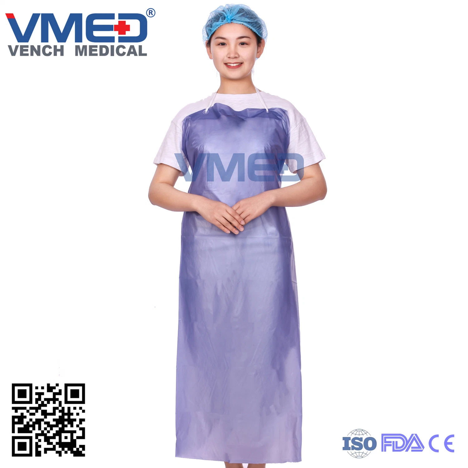 PVC Plastic Polyvinyl Chloride Apron Individual Disposable PPE Products
