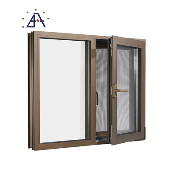 Simple Classcial Casement Ventana con buena calidad para la seguridad del hogar