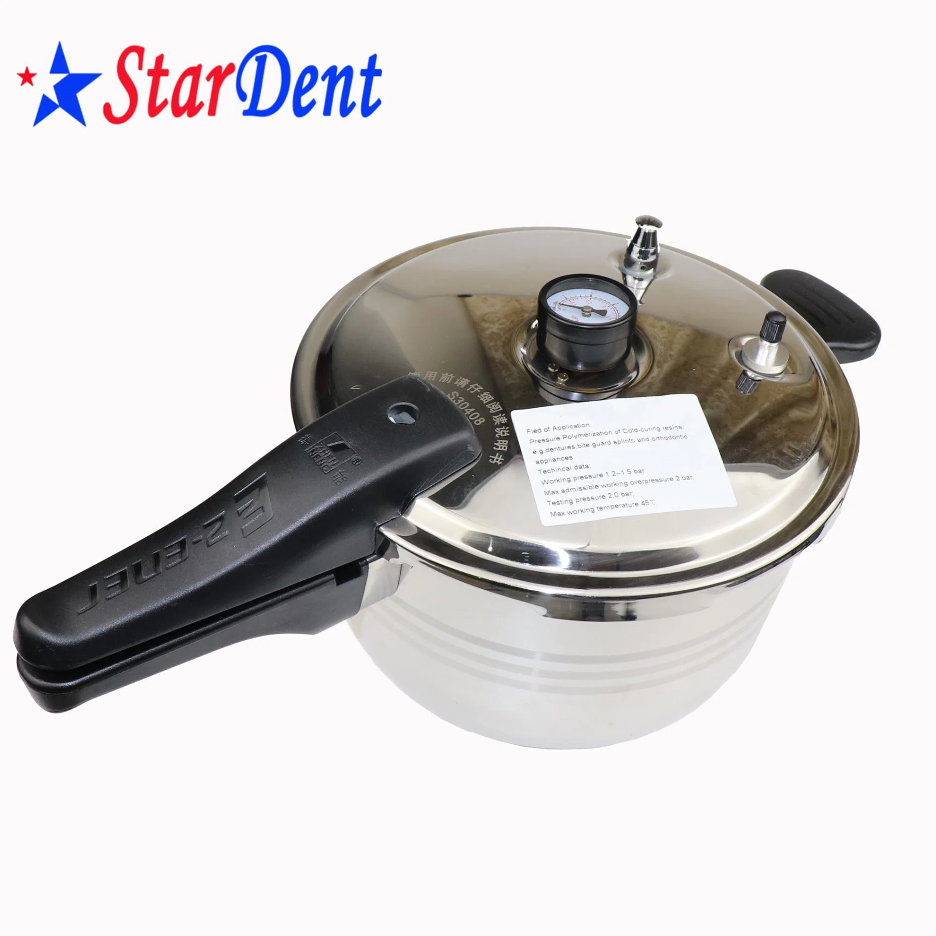 Dental Lab Stainless Steel 5L Pressure Cooker Big Power Electrical Appliance Pot