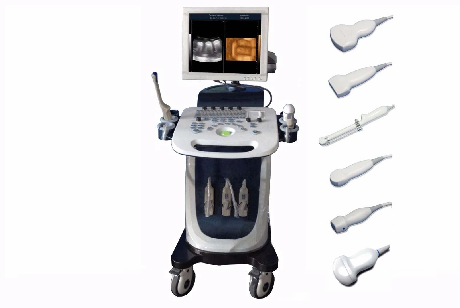 High Resolution Color Doppler 3D 4D Trolley Fetal Ultrasound Scanner Machine Price for Sale