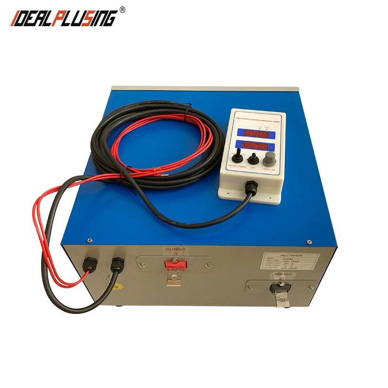 ABS plástico electrolítico rectificador IGBT Electrochapado 0-200V 100A 20kW Potencia Fuente de alimentación de plating de alta frecuencia