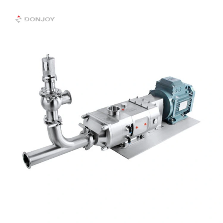 Donjoy Sanitary Double Screw Pump for High Viscosity Application