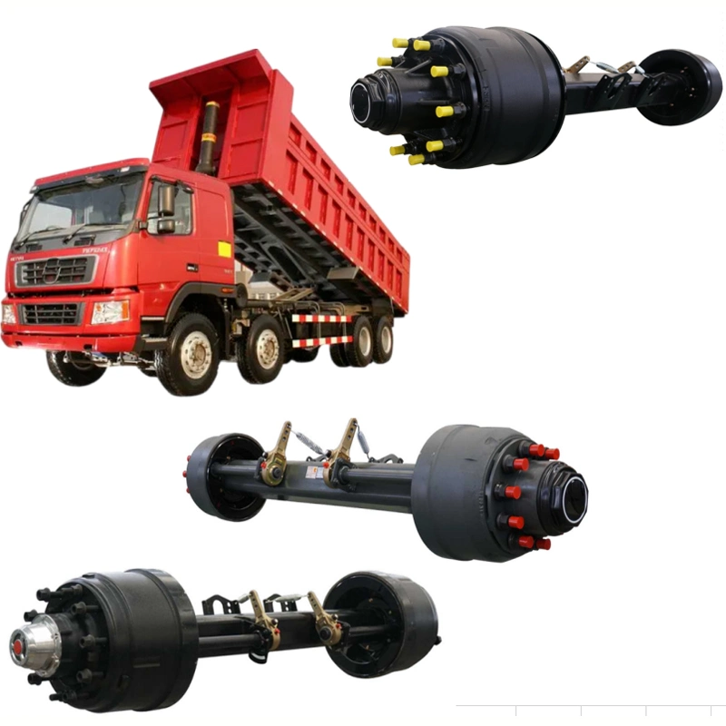 13t Inboard Germany Type Axle Built-in Brake Drum Axle Trailer Axle/Truck Axle/Trailer Axle/Saf/Tanker Parts