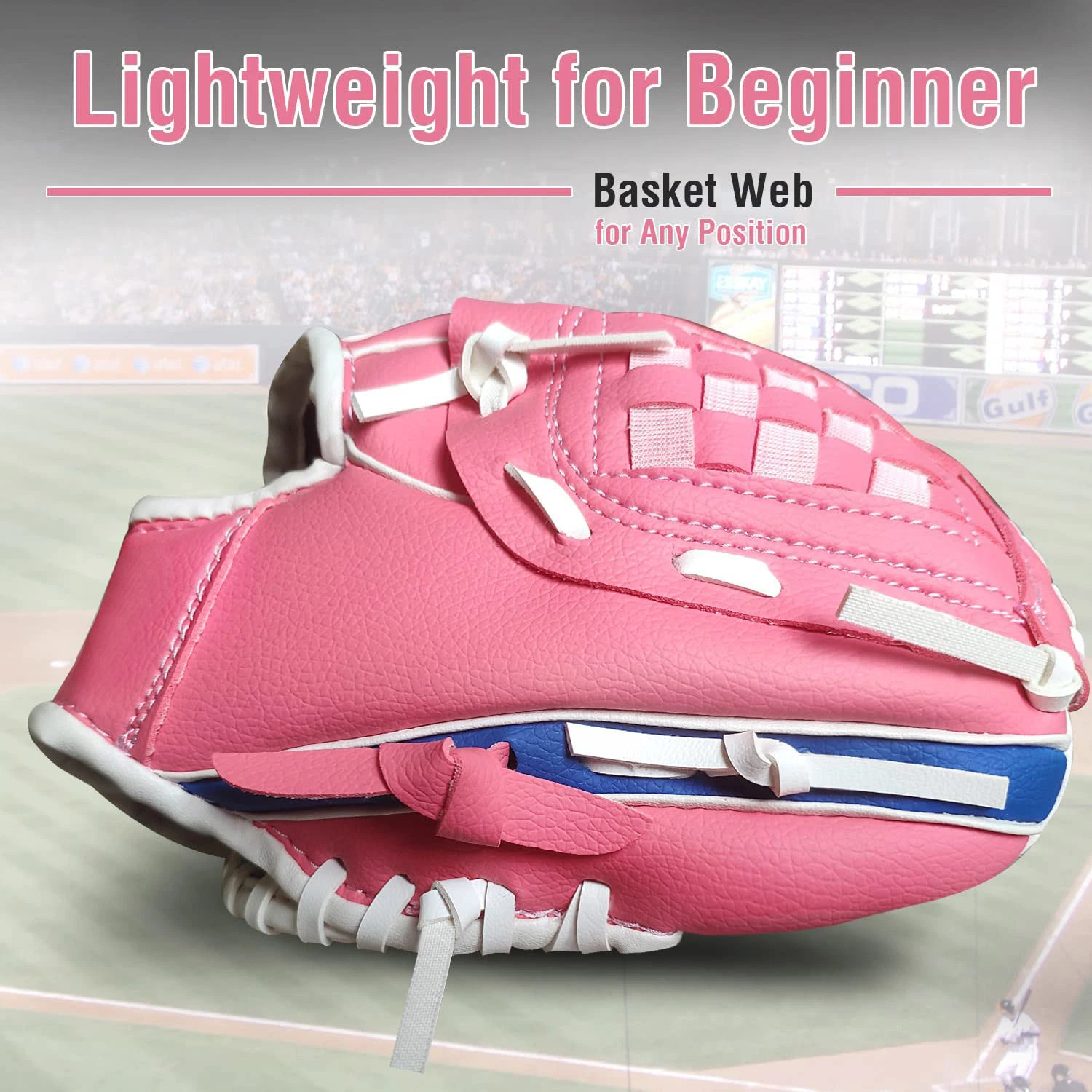 O beisebol Picher Mitt para meninos meninas do Lado Esquerdo Infielder Baseball Luva Fielding