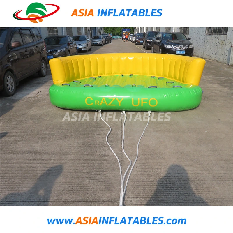 Crazy UFO Inflatable Water Towable Sport Games, Inflatable Water Sport Equipment