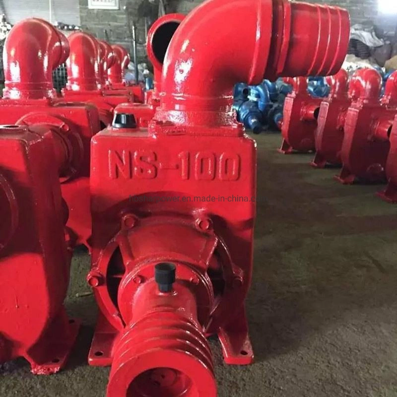 Self-Priming 6 8 Inches High Pressure 150mm 200mm Inlet Outlet Cast Iron Alloy Impeller Pump for Irrigation