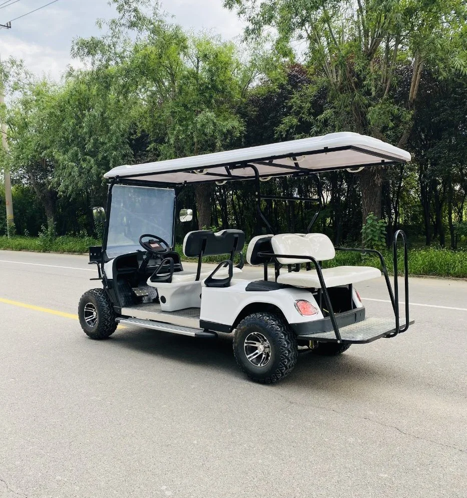 Popular Electric Golf Cart 6 Seater Sightseeing Electric Golf Cart Bus on Sale