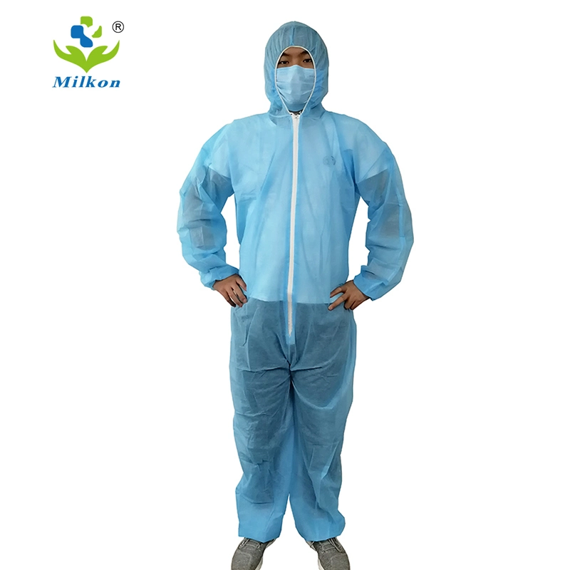 Actory Cheap High quality/High cost performance  PP Disposable Protective Clothing Safety Protection Work Clothes