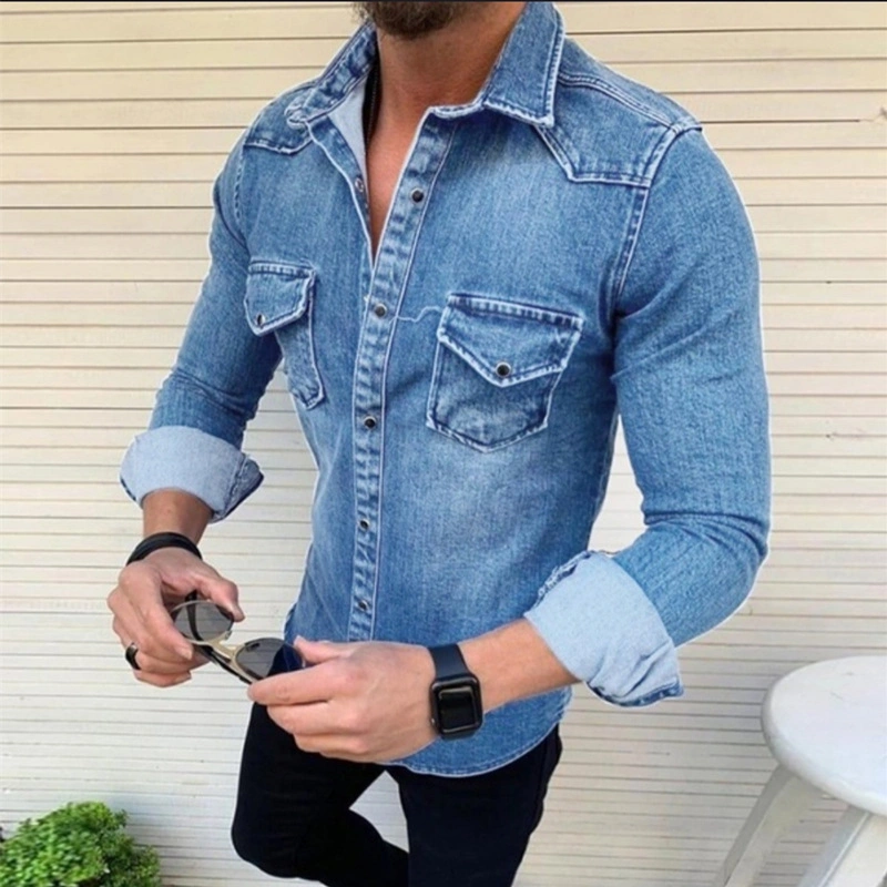 New Commodity Fall Autumn Bodycon Men Cool Jacket Clothing Casual Jackets Men Denim Jackets