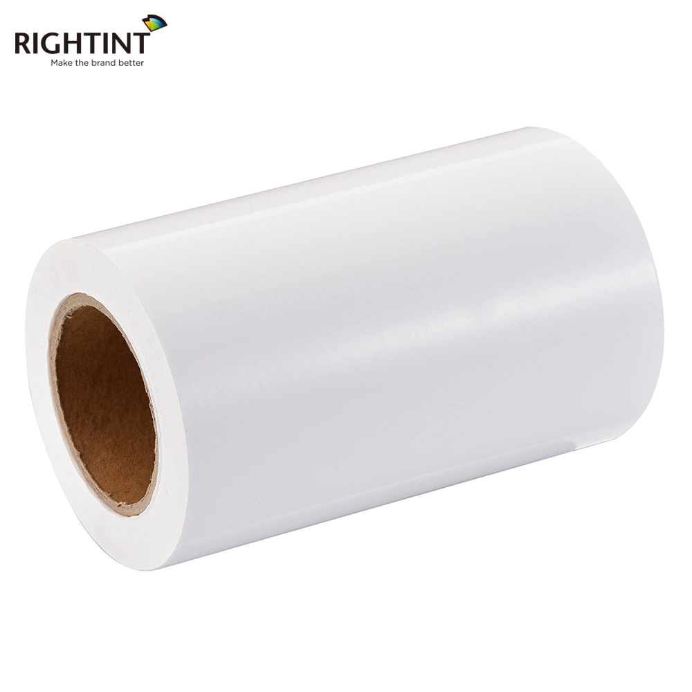 Polyester Pet Opaque Rightint Carton Self Adhesive Vinyl Labels Paper