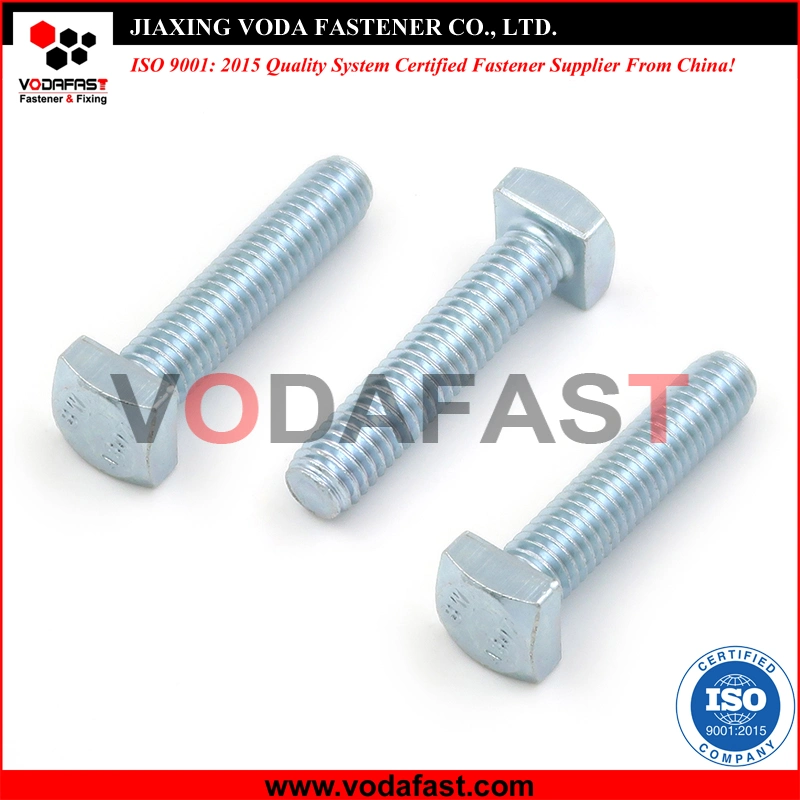 Vodafast ANSI B18.2.1 Square Head Bolts Full Thread Class 2 Class 5 Class 8 Zinc Plated