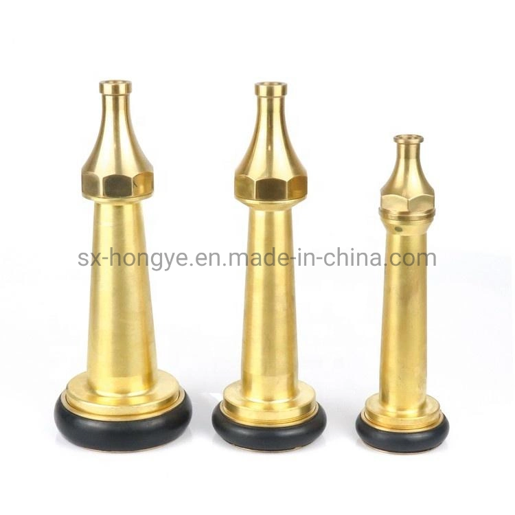 Brass Material Machino JIS Standard Fire Hose Jet Nozzle with Branchpipe