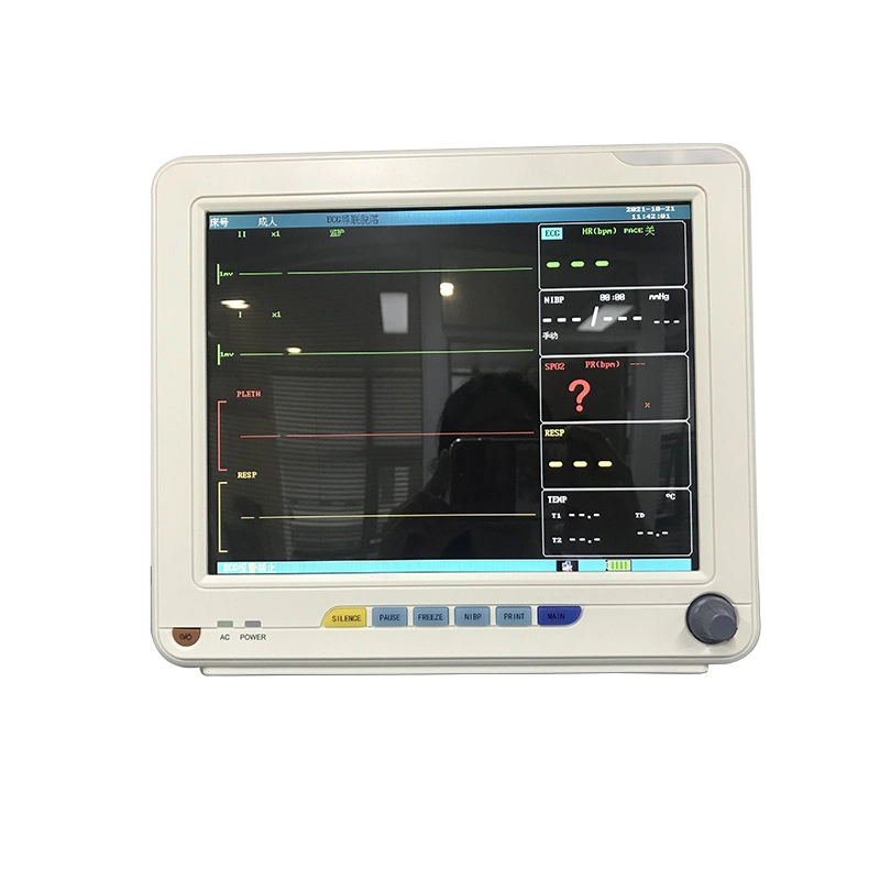 ISO Hospital ICU Cheap Portable Multi-Parameter Patient Monitor Em-6