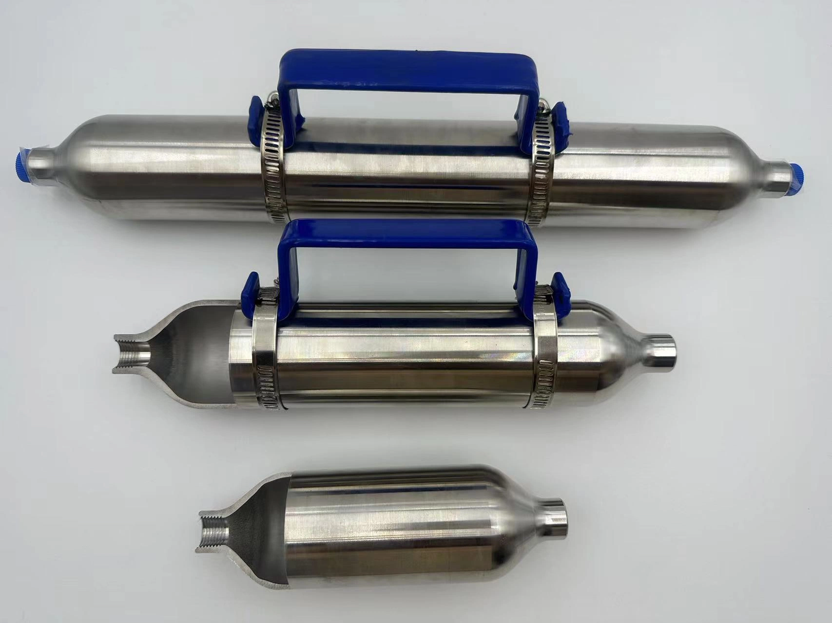 3000psi Double Ended 1/4 Female NPT Sample Cylinder 500ml 1000ml for Steam Sampling System