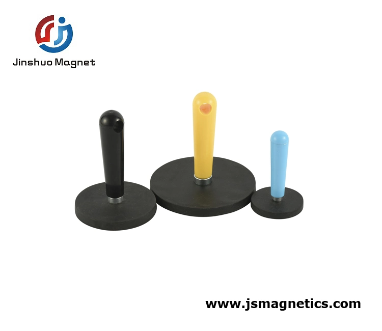 Gripper Magnet Rubber Coated Pot Magnet Handle Magnet Manufacturer