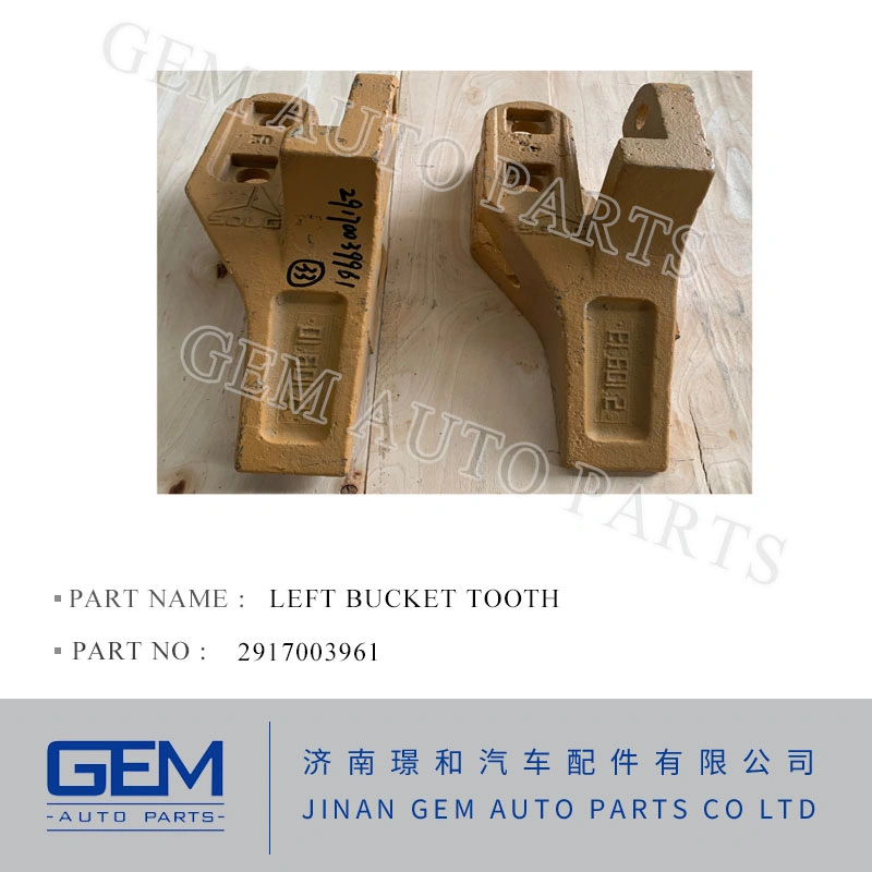 Rechter Eimer Zahn 29170039951 für SDLG Sem Doosan Shantui Loader Bulldozer Bagger Ersatzteile