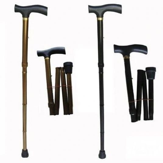 Factory Direct Supply Height Adjustable Walking Aids Walking Stick Walking Cane Elbow Crutch for Charity