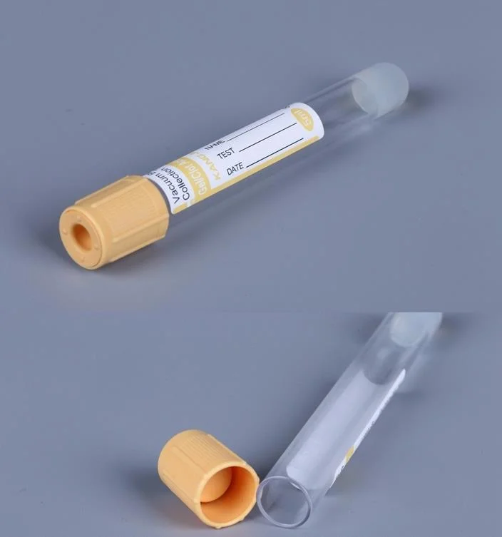 Medical Vacuum Blood Collection Tube for Pet or Glass