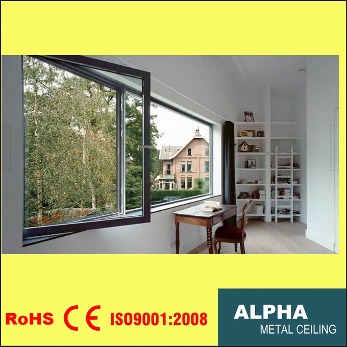 Aluminum and Double Glasses Insulation Casement Window Series 63