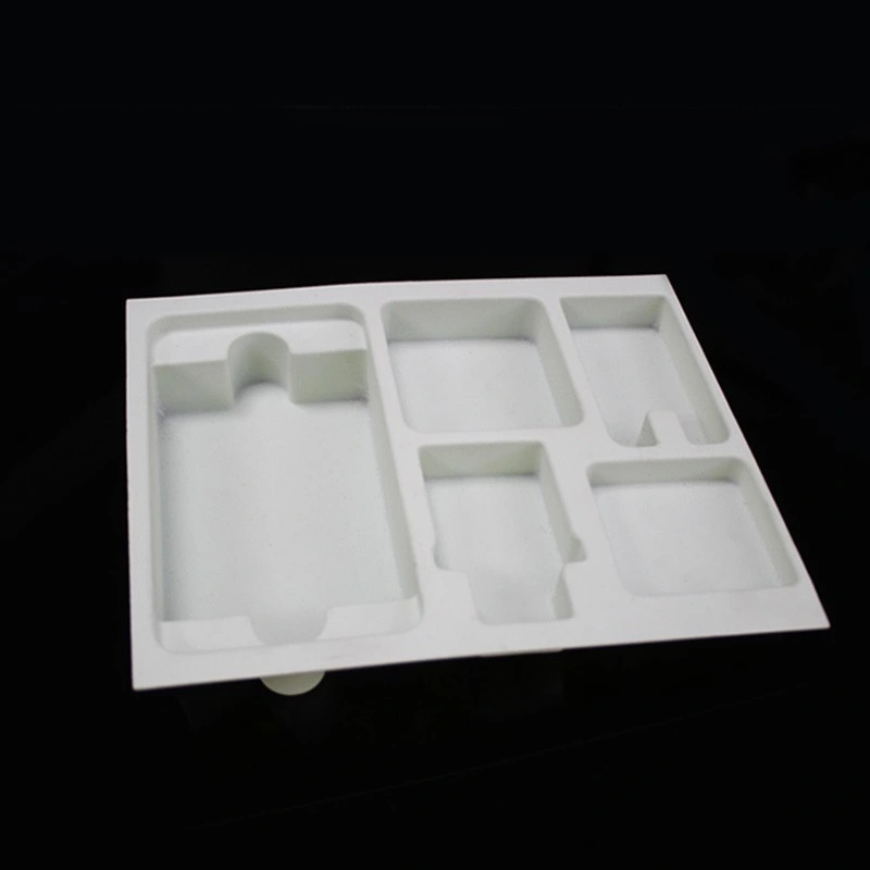 Großhandel weiße Kunststoff-Tablett Blister Verpackung PVC Blister Verpackung Insert